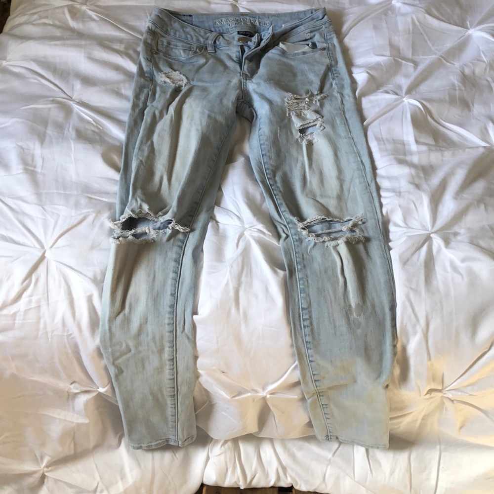 American Eagle Ripped Skinny Jeans